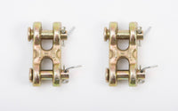 2x Twin Clevis Safety Chain Repair Link 1/4" 5/16" G70 Truck Trailer 4700WLL