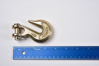 20ft Transport Tow Chain 5/16" G70 Tie Down Binder w 2x Grade 70 Hooks Rigging