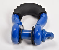 Bow Shackle 3/4" Blue anti Noise Vibration Screw Pin 10500LB Plastic vibration