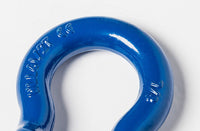 2x 7/8" Bow Shackle D-Ring 6.5 Ton BLUE w 1" Clevis Screw Pin 14000 lbs Hummer