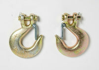 2x Clevis Slip Hook 1/2" Tow Chain G70 Wrecker Truck Trailer Transport Tie Down