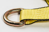 12pc 4-set Lasso Wheel Tow Tie Down Axle Strap Ratchet J Finger Hook Tire Towing