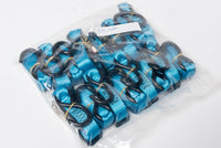 8 Pack 1 in. x 10 ft. Blue Ratchet Tie Down Motorcycle Strap 1300lbs 1x10 600Kg