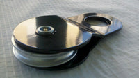 Snatch Block recovery Winch Pulley 8TON 16000lbs black off road ATV UTV Tow