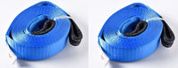 2x 3" Tow Strap 3x20ft 26000Lbs 12Ton Winch Snow Mud Pull Recovery Truck SUV