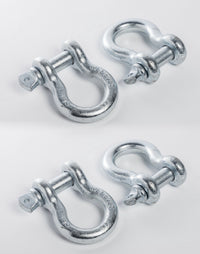 2x 3" 3x20ft 20000lbs Tow Strap winch tree saver w D-Ring Bow Shackle Recovery