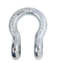 Premium Nickel D-Ring 3/4" Bow Shackle w Black 7/8" Screw Pin 10500 LB Capacity