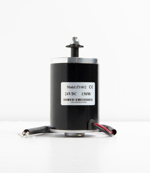 24V 150W ZY6812 Electric Motor w Sprocket, Speed Controller
