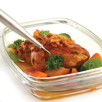 Stainless Steel Baster Turkey Chicken 3 piece Set Silicone Bulb Deluxe Norpro