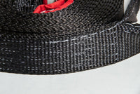 2" 30 ft 14,000 lbs Tow Strap Black  winch sling vehicle recovery 6.5 Ton 2x30