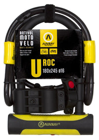 Auvray certified U lock bicycle motorcycle Scooter Made in France anti-theft