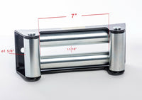 Heavy Duty Winch Roller Fairlead For Steel Cable- 10" Bolt Pattern