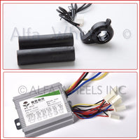 Razor E300 - upgraded Thumb Throttle controller electrical kit 36 Over Volt Kit