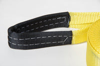 2x Tow Strap 20 ft 3" 6.5 TON YELLOW 3x20 winch sling off-road ATV UTV recovery