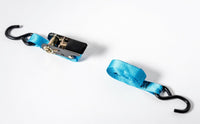 Ratchet Tie Down Motorcycle Strap 4 Pack 1 in. x 10 ft. Blue1300lbs 1x10 600Kg