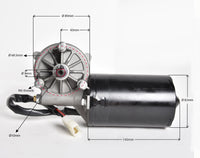 Electric Worm Gear Motor Right Angle Reversible 12V 100W Wiper 35 50 RPM Torque