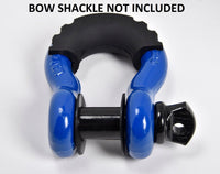 8x Isolator Kit Silencer anti Noise Bow Shackle 3/4" D-Ring Black Jeep Vibration