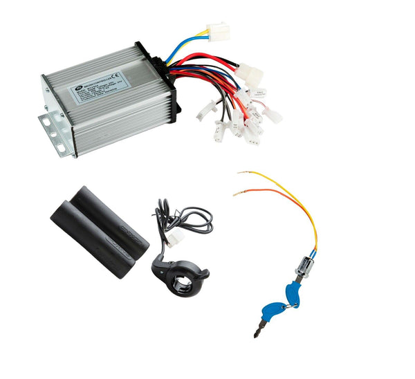 500 W 24V kit Speed Control Box w Reverse, Thumb throttle & Key f elec ...
