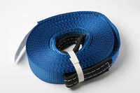 2xTow Strap 30ft 2" 14000lbs winch extension Vehicle recovery 6.5T 2x30 Mud Snow