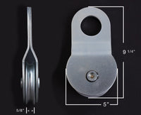 (3) 18000lbs 8TON Nickel Recovery Winch Pulley Snatch Block off road ATV UTV SUV