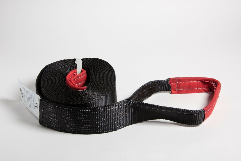 Tow Strap 30ft Winch Rescue 3x30 3" 20000lbs 9Ton off-road Jeep CJ Snow Mud Tree