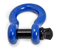 3/4" BLUE D-Ring Bow Shackle 10500 lbs BLACK Pin & No noise vibration Protector