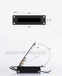 Electric Motor Kit w base 800 W 36V w speed control & Foot Pedal Throttle ZY1020