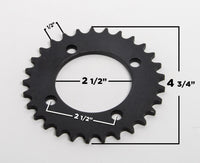 Sprocket drive wheel gear w Chain #420 29T 4 hole f ATV UTV DIY GoKart Quad Bike