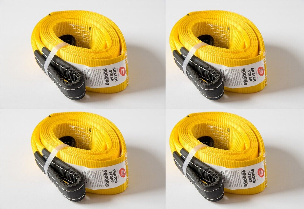 4x 3" 20000lbs 10ft Tow Strap 9T 3x10 Winch Rescue  Tree Saver rigging Mud Snow