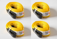 4x 3" 20000lbs 10ft Tow Strap 9T 3x10 Winch Rescue  Tree Saver rigging Mud Snow