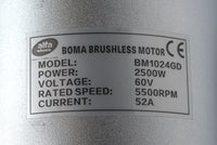 BOMA 2500W 60V BLDC electric motor w Base BM1024 w 70A controller GoKart Scooter