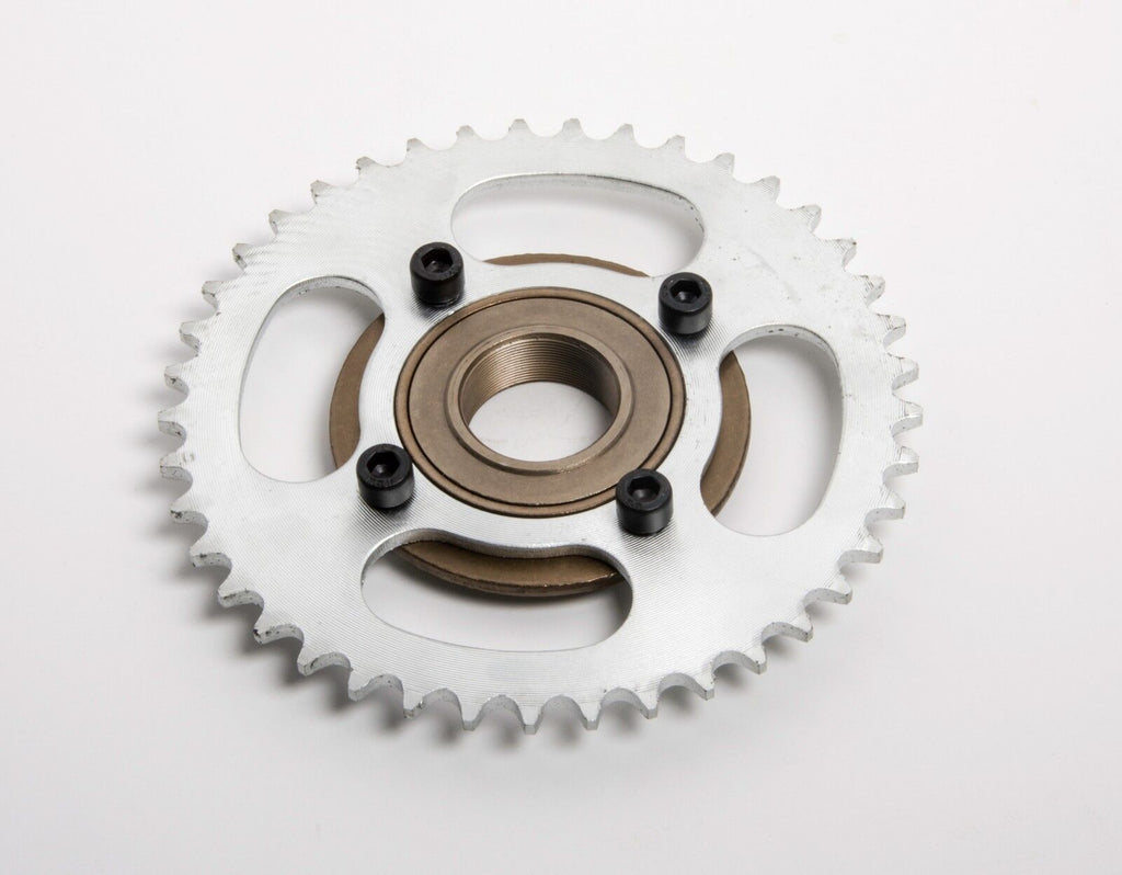 #T8F 8mm 64T 4 hole Sprocket chain drive gear+Free wheel f rear wheel GoKart ATV