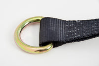 Pack of 8 Lasso Wheel Axle Strap Tow Truck Tie Down Ratchet J Finger Hook Tire