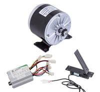 350 W 24 V GoKart electric motor 1016 kit speed controller & Foot Pedal Throttle