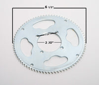 Sprocket chain wheel drive gear rear roller #25 80T 4 hole GoKart Scooter
