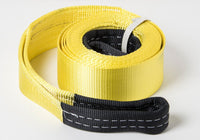 2x Tow Strap 20 ft 3" 6.5 TON YELLOW 3x20 winch sling off-road ATV UTV recovery