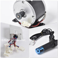 250W 24V DC scooter electric Pulley motor+speed controller+Blue Digital Throttle