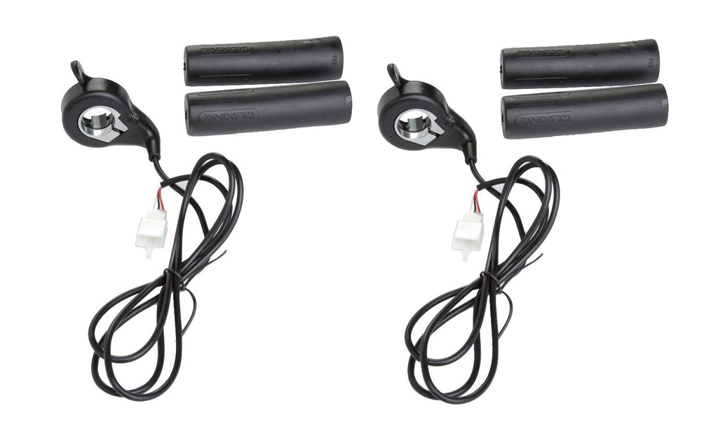 2 pack Universal Electric Scooter Bike Thumb Throttle Twist 3 Wire 24 36 48 60 V