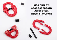 2x Chain Coupling Link 3/8" G80 grade 80 Hammer Lock Connector 7100lb Hammerlink