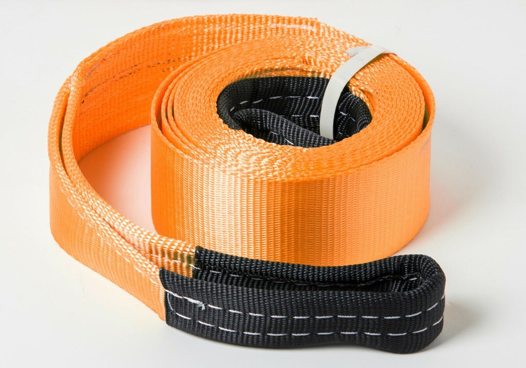 3" 6.5TON 14000lb ORANGE Tow Strap 20ft 3x20 winch sling OffRoad ATV UTV Recover
