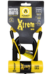 motorcycle U lock bicycle Scooter anti-theft Auvray Xtrem Mini Made in France