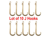 10x Tow Axle J Hook 15" Inch Grade G70 Wrecker Roll back Clevis 540 Heavy Duty