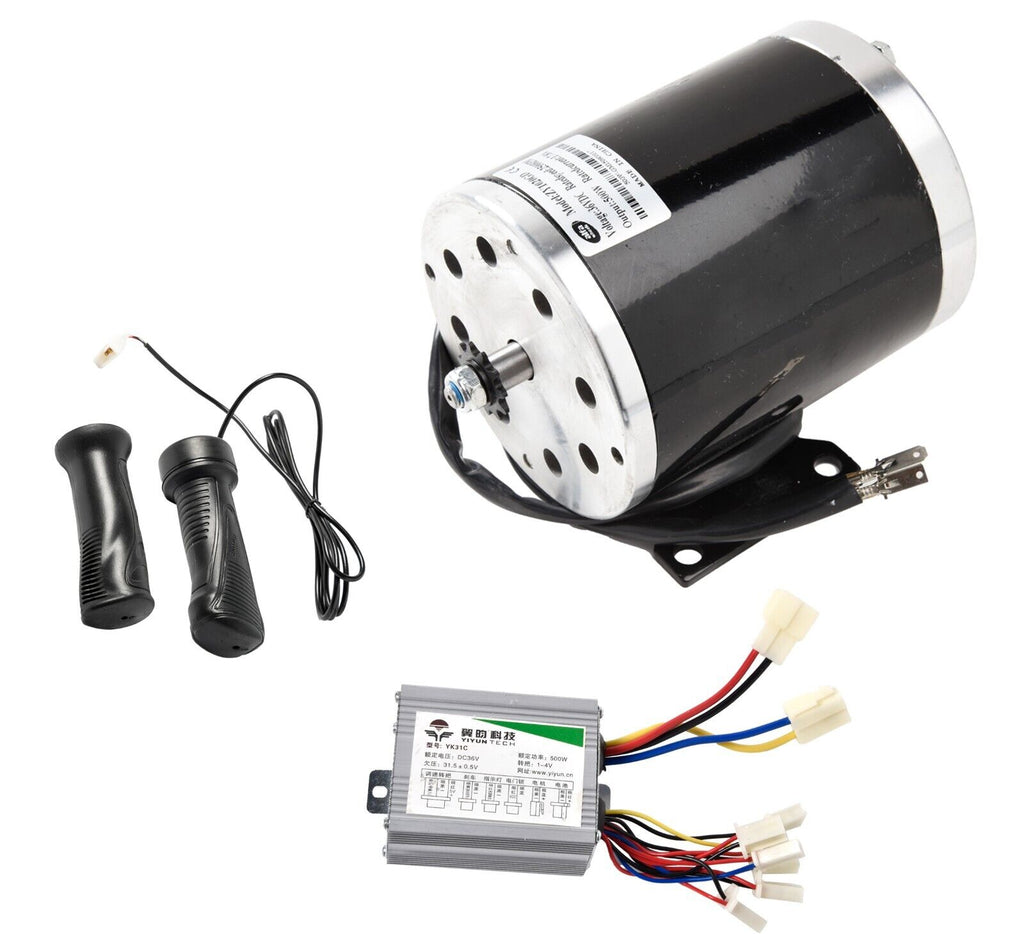 500 W 36 V electric motor #35 10T sprocket w base,controller+Throttle f GoKart