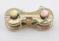 4x Twin Clevis Safety Chain Repair Link 1/4" 5/16" G70 Truck Trailer 4700WLL