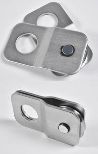 Five (5) 9000 lbs 4 TON Silver Winch ATV UTV Pulley Snatch Block 5/16" cable