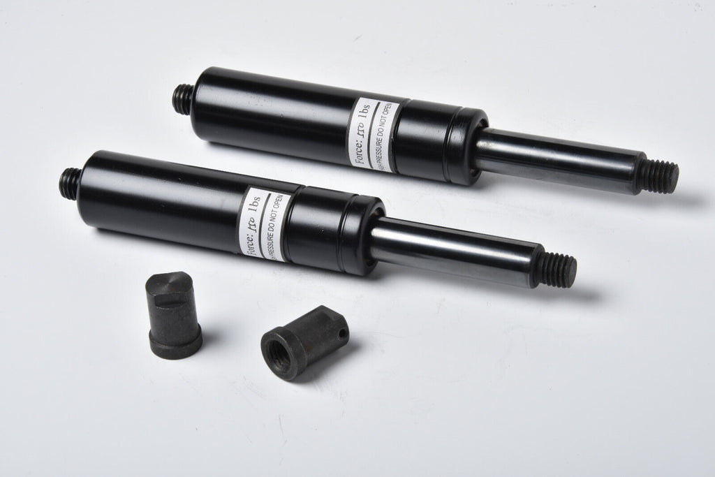 2 (two)  lambo door shocks 550 lbs w end bushing f bolt on vertical lamborghini