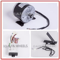 350 W 36 V GoKart electric motor 1016 kit speed controller & Foot Pedal Throttle
