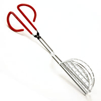 Taco Shell Maker Press Tortilla Fryer Tongs Kitchen Plated Steel 13" Long Norpro