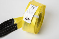 2x Tow Strap 20 ft 3" 6.5 TON YELLOW 3x20 winch sling off-road ATV UTV recovery
