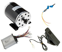 1000W 48V bracket electric scooter motor+Rev Control box keylock+Foot Throttle